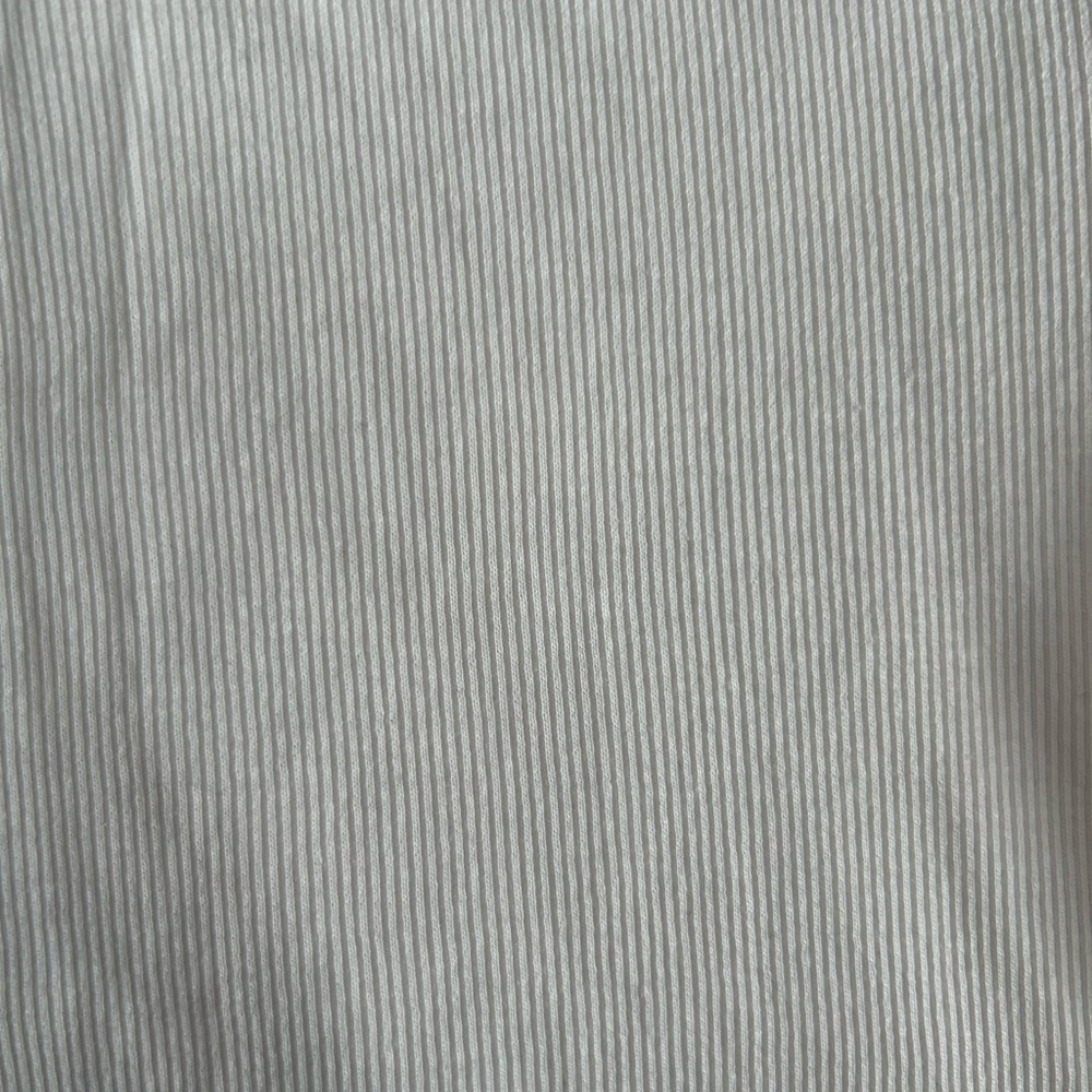 NWT White Ribbed Crop Top - Picture 6 of 6